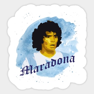 DIEGO MARADONA IS A LEGEND Sticker